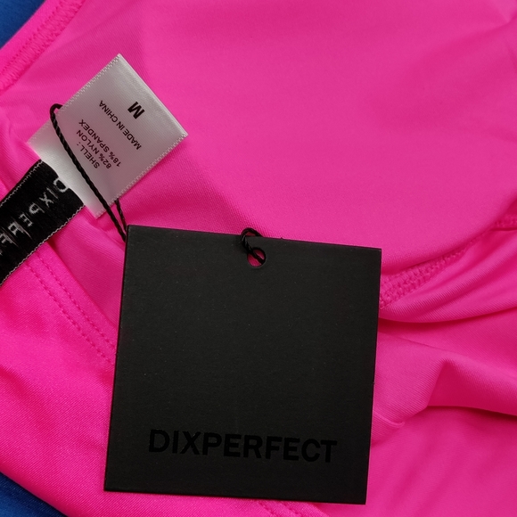 Dixperfect Retro 80s/90s Inspired High Cut Low Back One Piece Swimwear - Picture 7 of 7